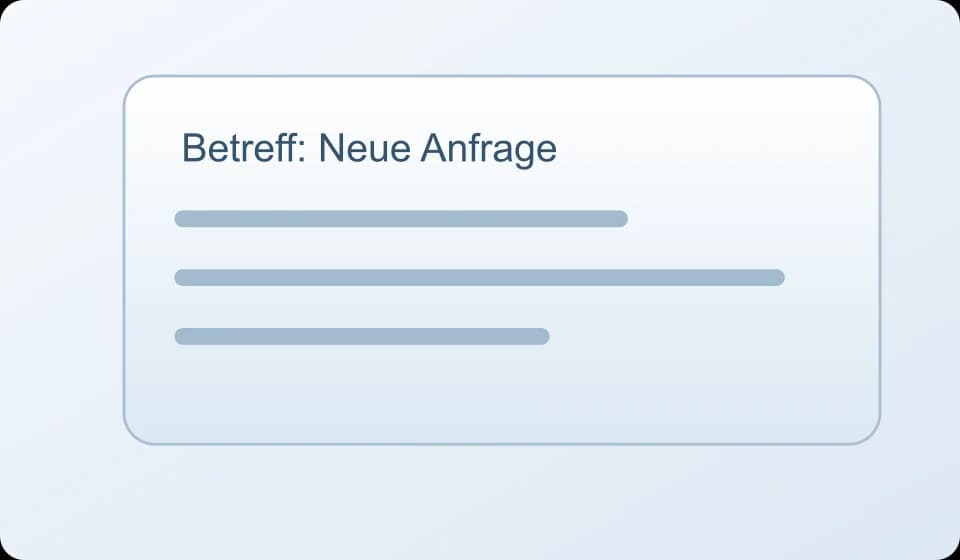 Storyboard-Skizze 2: Öffnen einer E-Mail