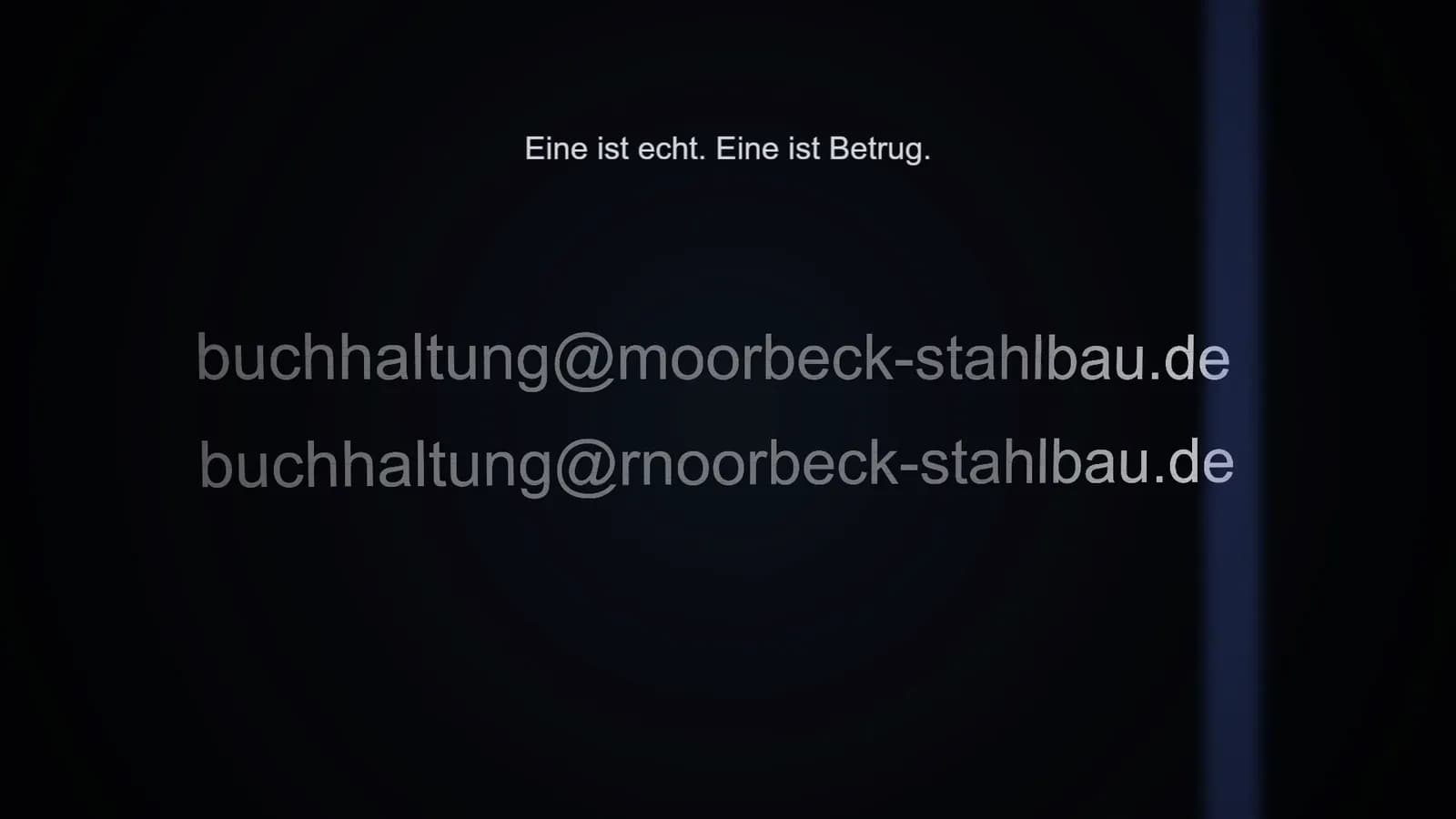 The hook: Two addresses, one is fraud. Viewers start searching from the first second.
